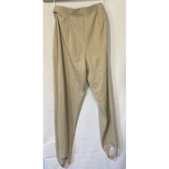 Milano Woman Sz Large Design Group Comfy Lounge Beige Tan Pants Elastic Waist - Picture 2 of 6
